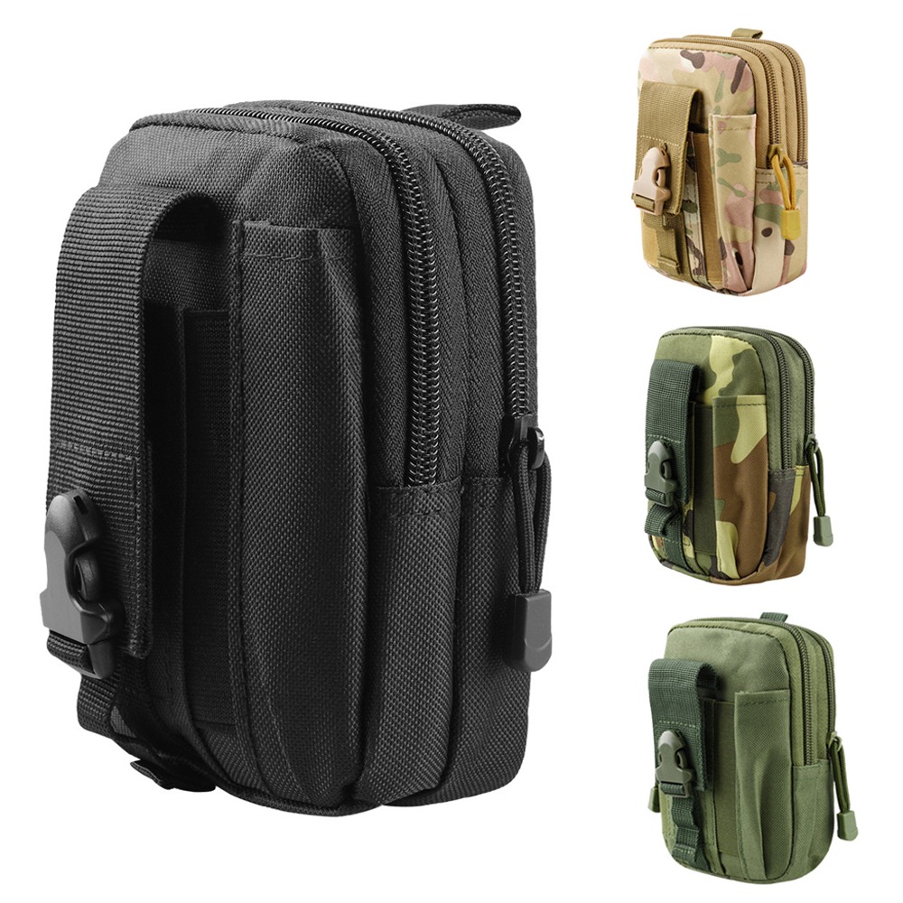 Men Accessories Box - กระเป๋าคาดเอวแบบยุทธวิธี Molle กระเป๋าคาดเอวใส่โทรศัพท์ กระเป๋าใส่สมาร์ทโฟน กระเป๋าใส่อุปกรณ์เครื่องมือ กระเป๋าใส่ของจุกจิก
