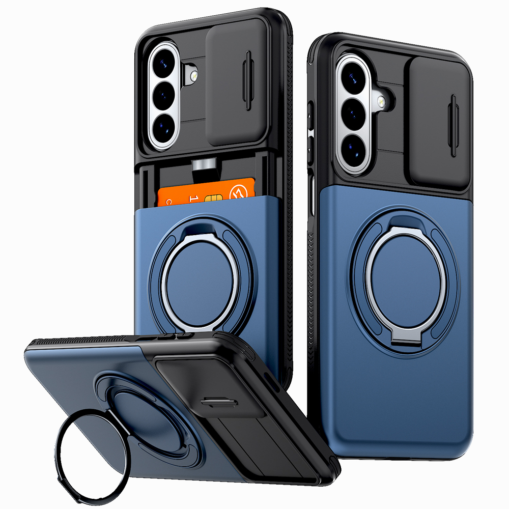 Phone Wallet Combo - เคสแม่เหล็กกันกระแทกสำหรับ Samsung Galaxy S26 S25 S24