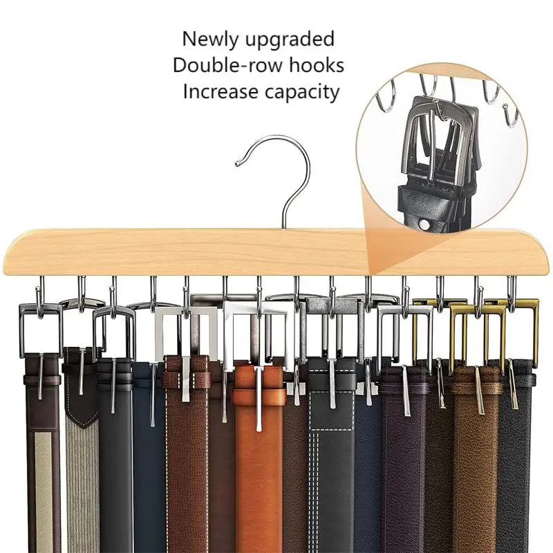 Men'S Accessories Organizer For Wardrobe - ไม้เข็มขัด Rack ผู้หญิงแขวนสําหรับเสื้อผ้าหน้าแรกตู้เสื้อผ้าอุปกรณ์เสริม Supplly ผ้าพันคอ Organizer