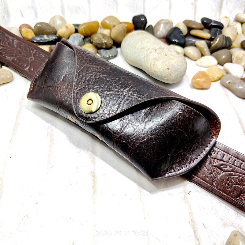 Men Accessories Box - Blongk แว่นตากระเป๋าเอวกระเป๋าหนังแท้แว่นตากันแดดกล่องกระเป๋าเข็มขัดแพ็คแบบพกพาผู้ชายผู้หญิง YJHd-55