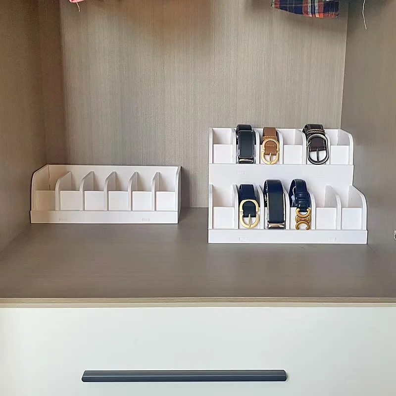 กล่องจัดระเบียบเข็มขัด 6/8/10  - Men'S Accessories Organizer For Wardrobe บทวิจารณ์และราคา