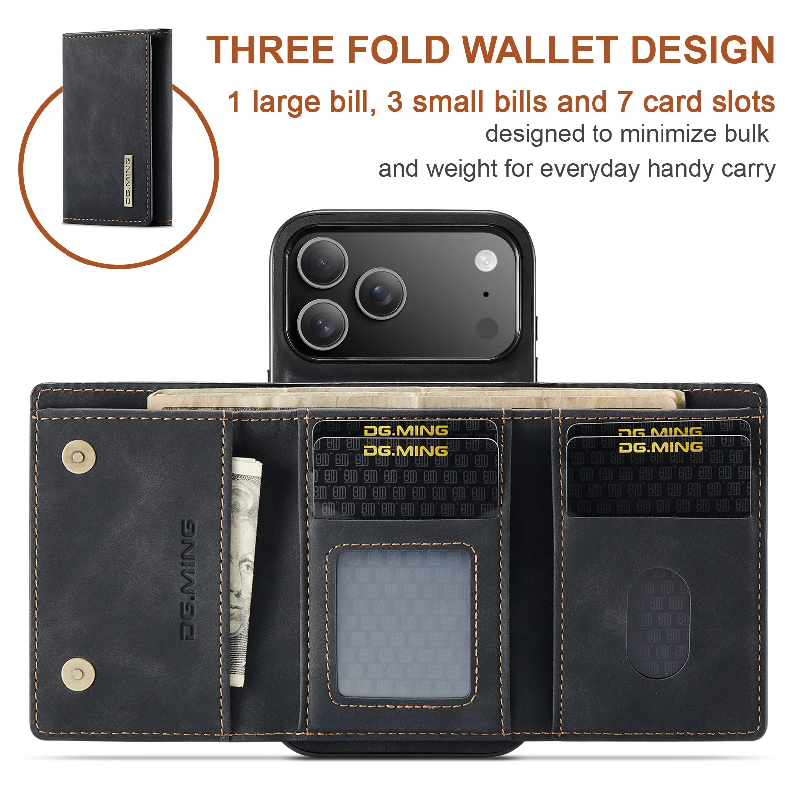 เคสโทรศัพท์สำหรับ iPhone 17 Pr - Phone Wallet Combo บทวิจารณ์และราคา