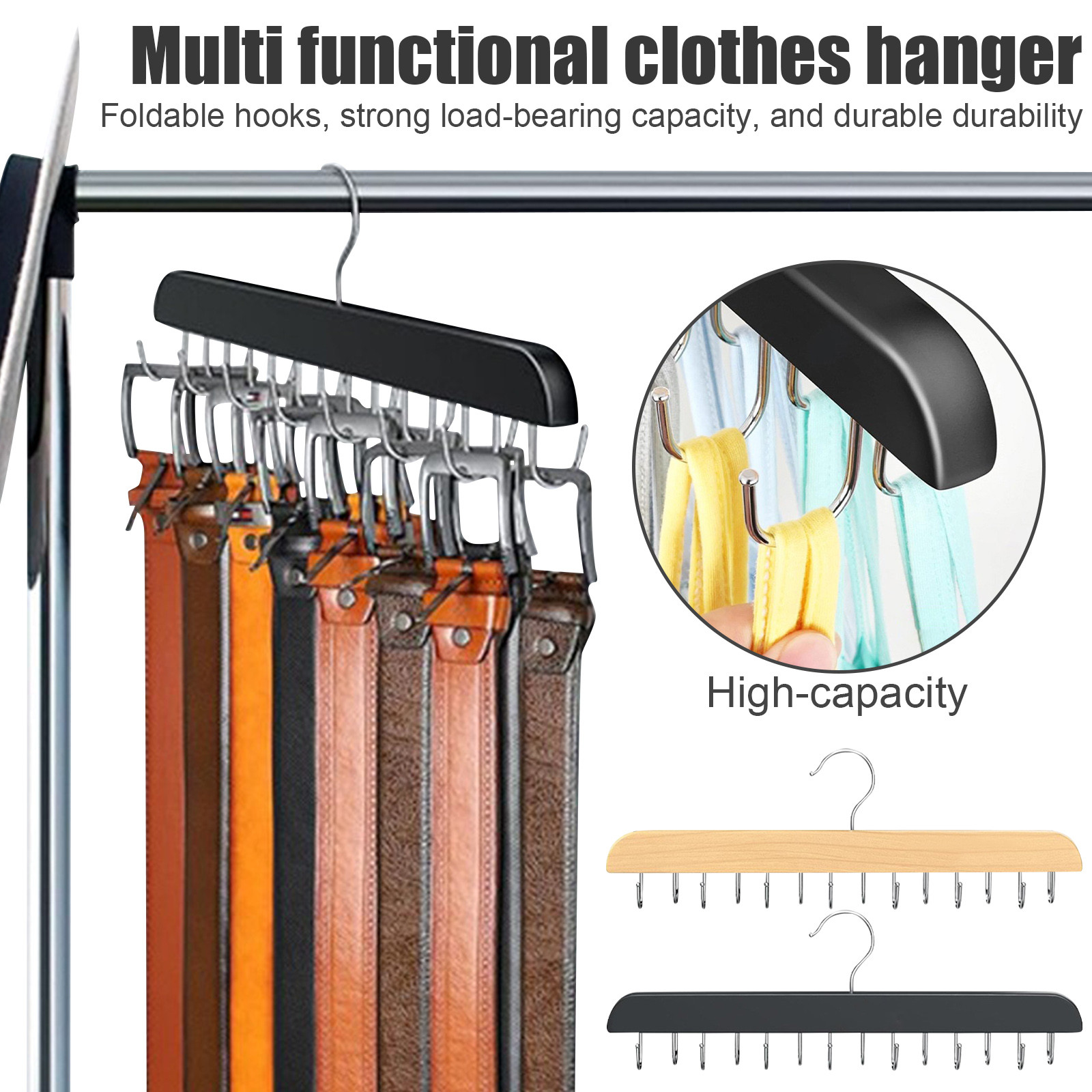 ไม้แขวนเข็มขัดสำหรับผู้หญิงสำห - Men'S Accessories Organizer For Wardrobe บทวิจารณ์และราคา