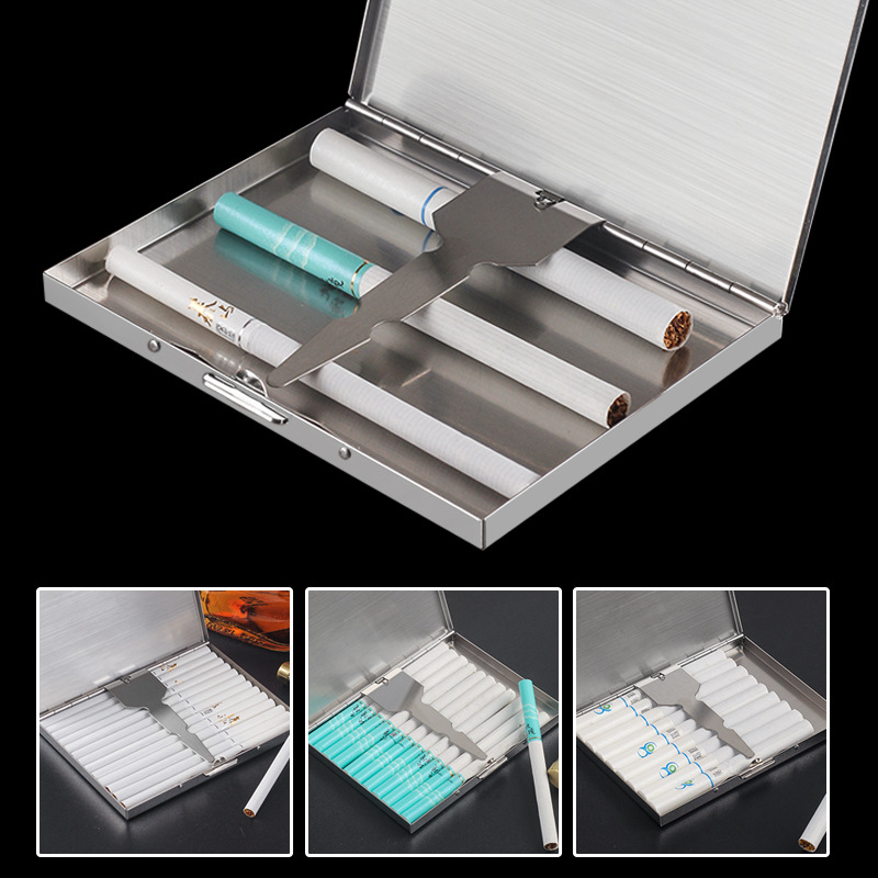กล่องบุหรี่สแตนเลสแบบพับได้ ดี - Men Accessories Box บทวิจารณ์และราคา