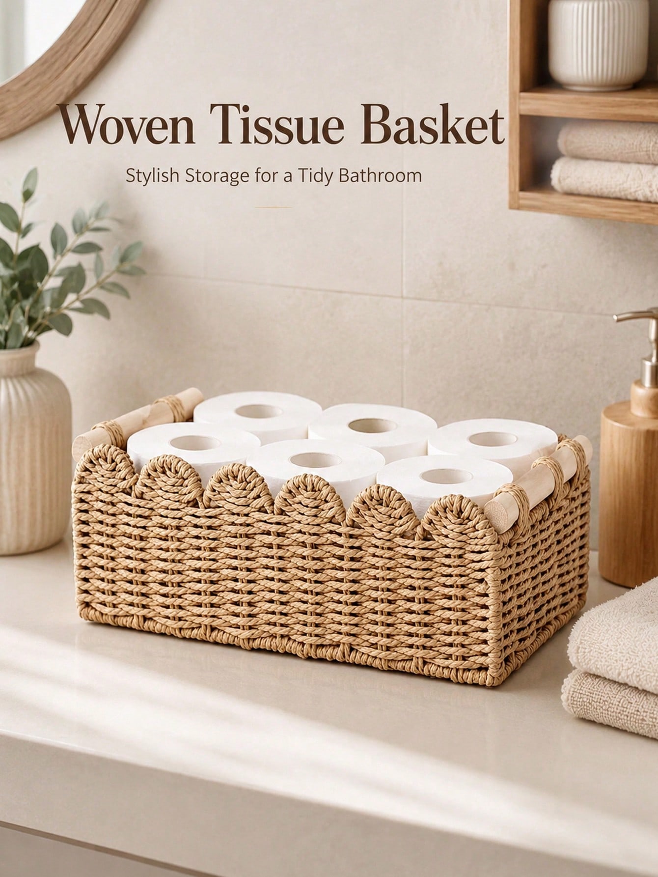 ตะกร้าเก็บของทอสวยงามพร้อมขอบโ - Men'S Accessories Organizer Tray บทวิจารณ์และราคา