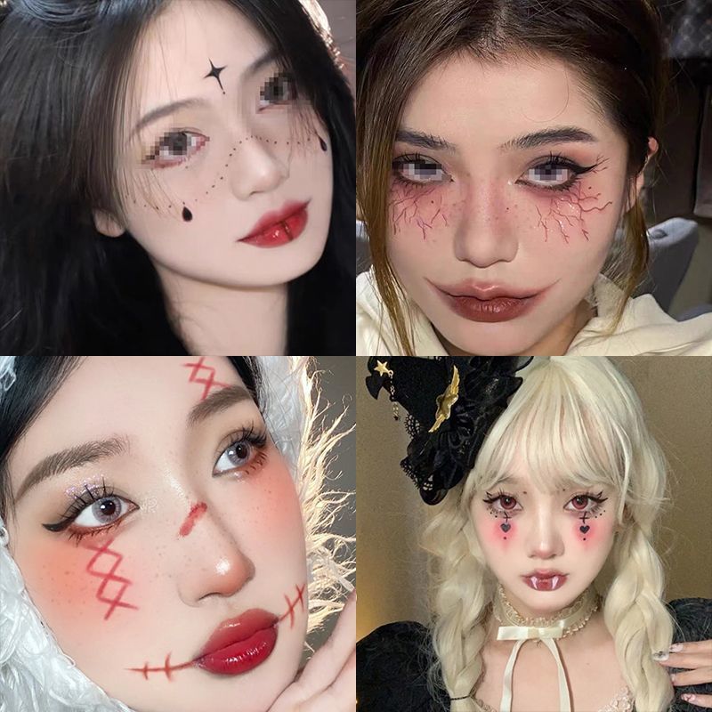 สติกเกอร์รอยสักกันน้ำลายแผลเป็ - Men Accessories For Party บทวิจารณ์และราคา