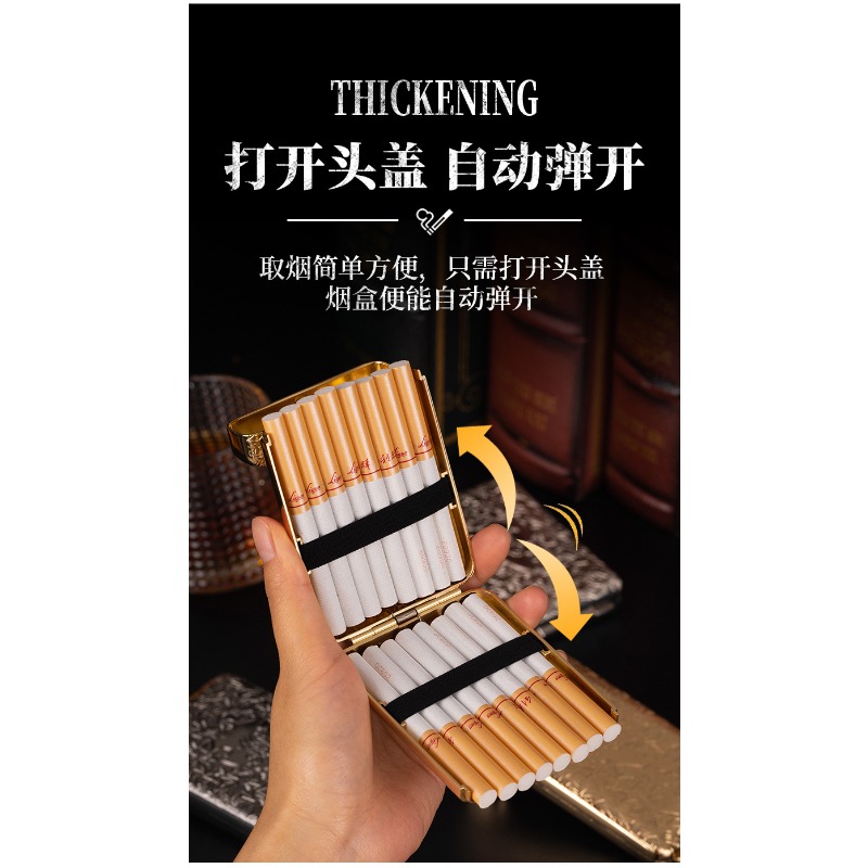 กล่องใส่บุหรี่โลหะแกะสลักสไตล์ - Men Accessories Box บทวิจารณ์และราคา