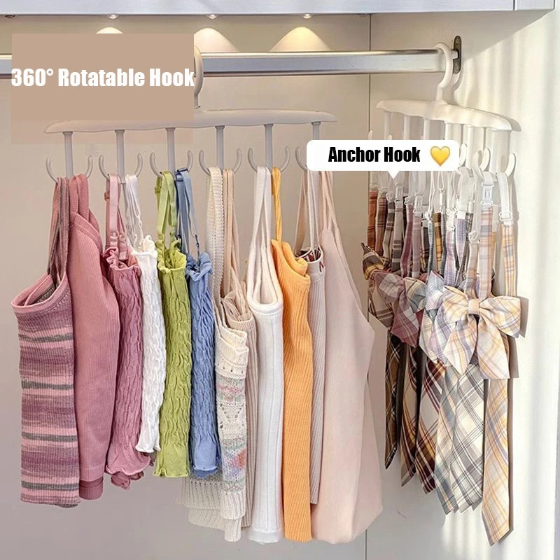 ไม้แขวนเสื้อ6ตะขอสำหรับผู้หญิง - Men'S Accessories Organizer For Wardrobe บทวิจารณ์และราคา