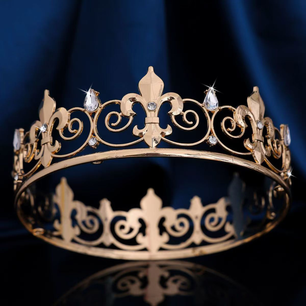 Royal King Queen Crown สําหรับ - Men Accessories For Party บทวิจารณ์และราคา