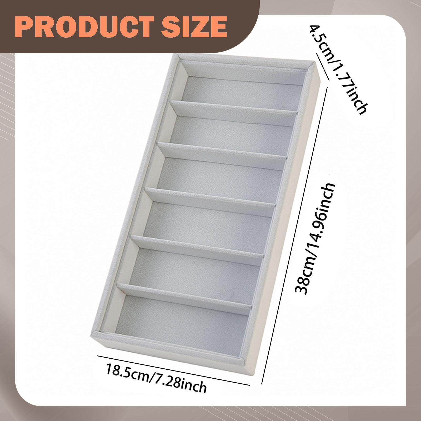 ถาดโชว์แว่นตา 6 ช่อง สำหรับผู้ - Men'S Accessories Organizer Tray บทวิจารณ์และราคา